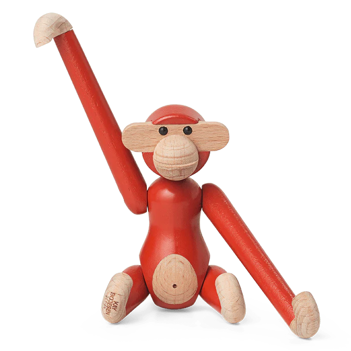 Mini Monkey in Vintage Red, from