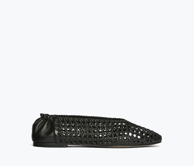 Riley Ballet Flat in Black, from Freda Salvador