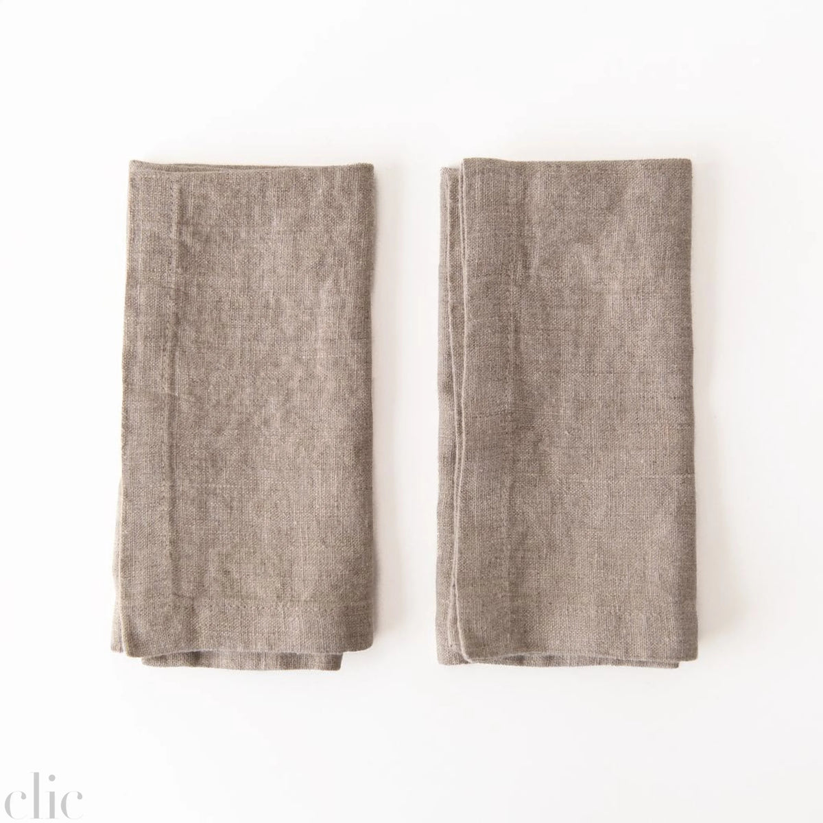 Natural Linen Napkins Set of 2, from Linen Tales