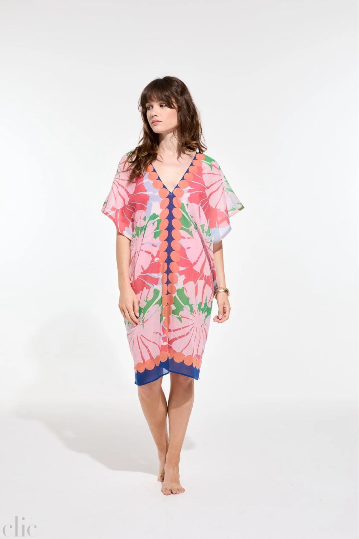 Elia Pavot Dress in Pink, from Mapoesie