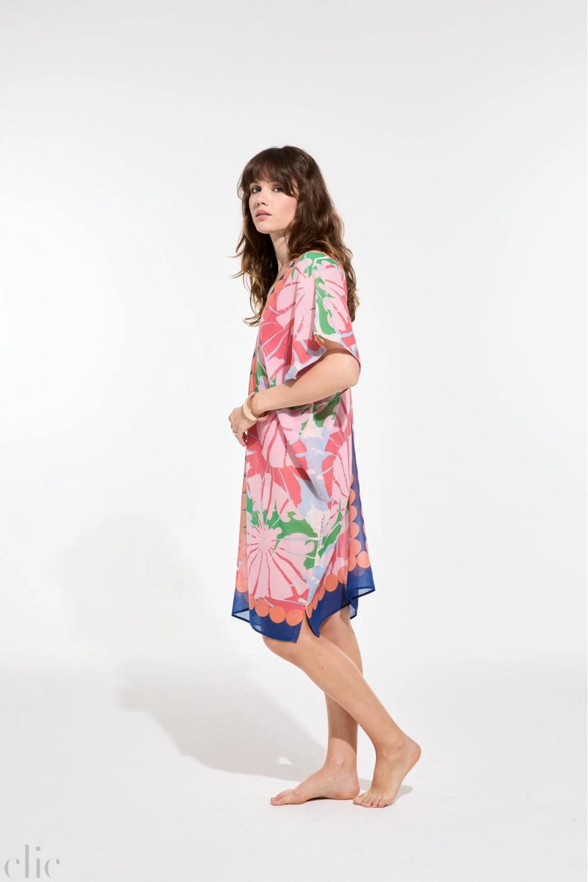 Elia Pavot Dress in Pink, from Mapoesie