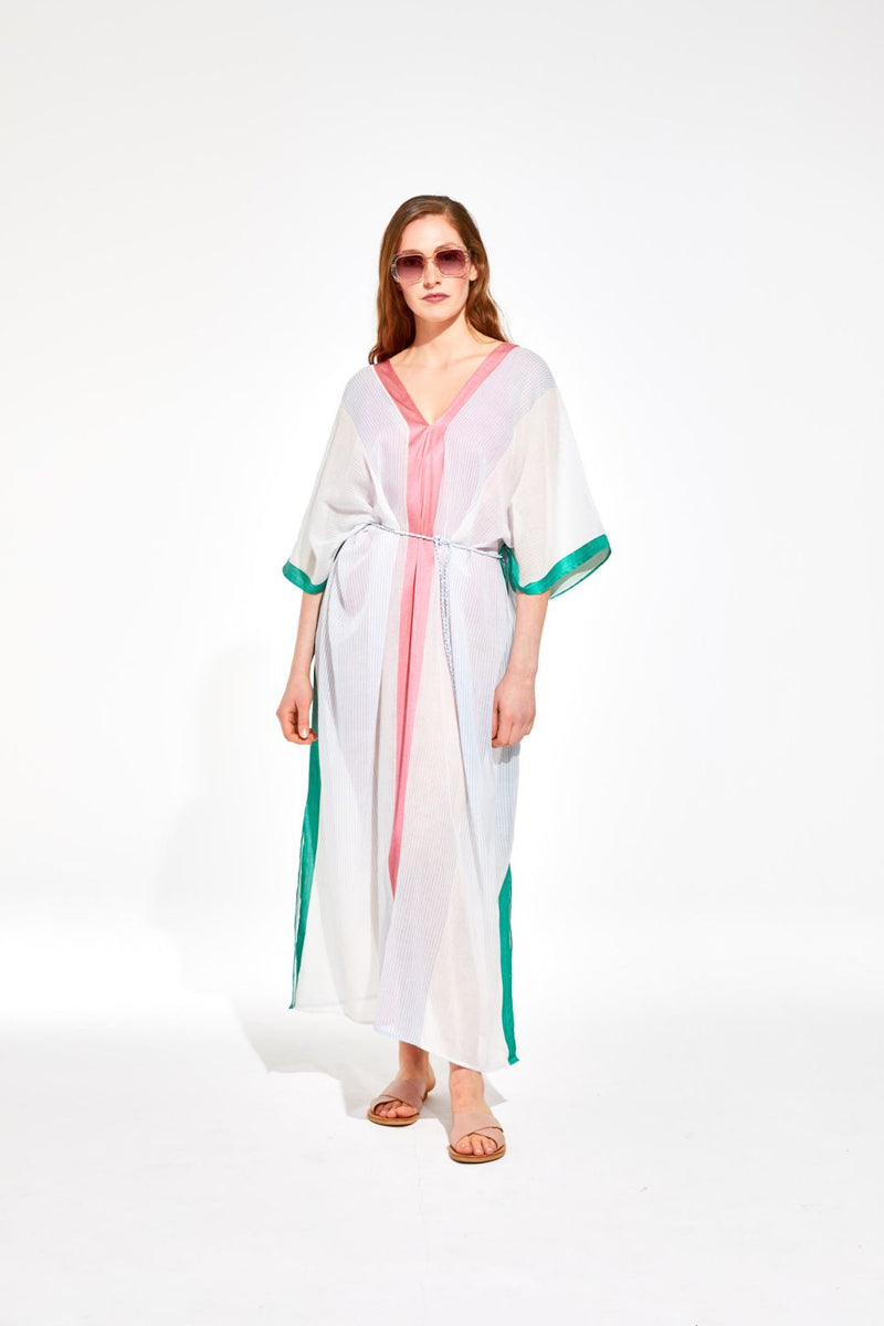 Hydra Spectre Long Beach Dress in Light Blue, from Mapoesie