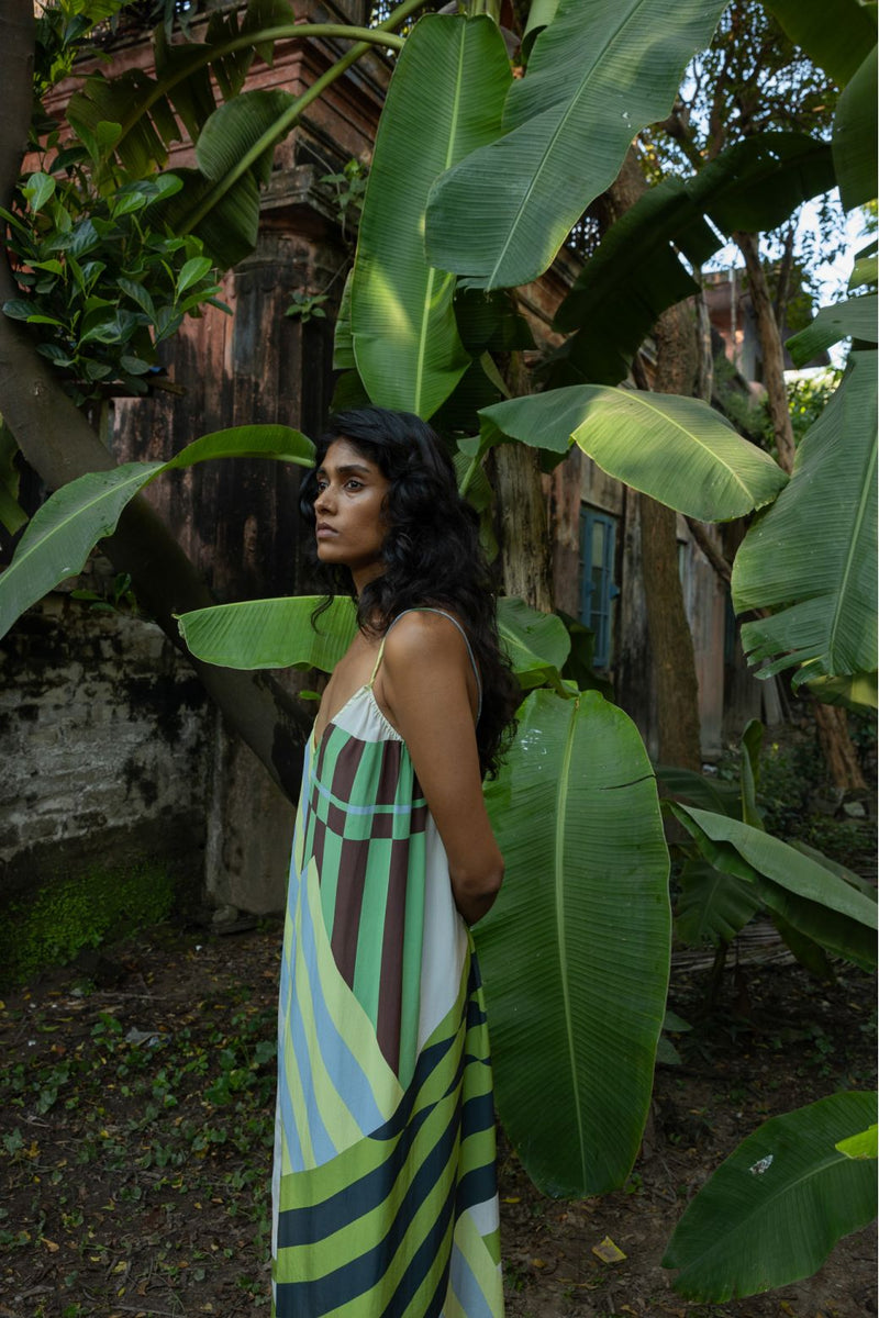 Miami Shibuya Dress in Khaki, from Mapoesie