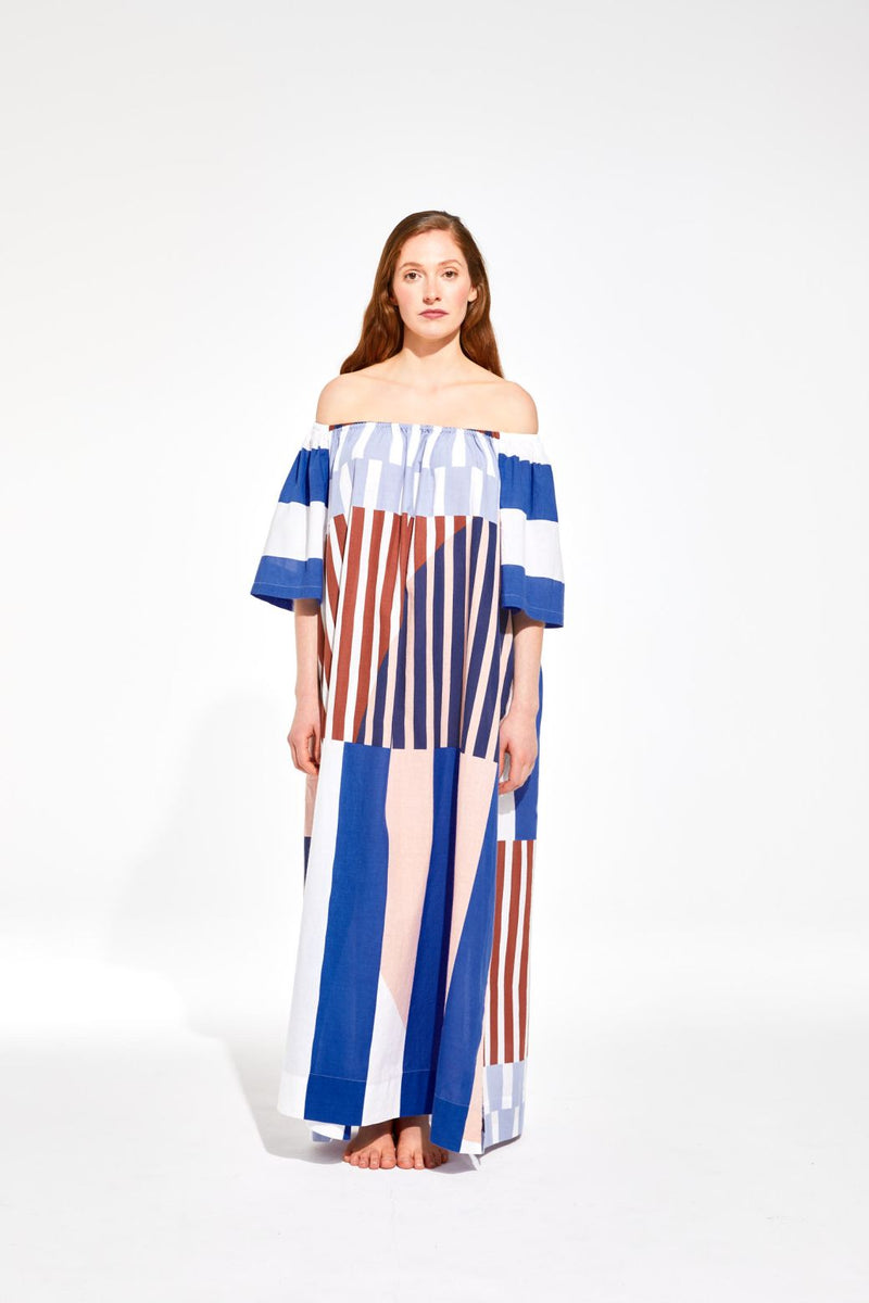 Palao Sol Dress in Blue, from Mapoesie