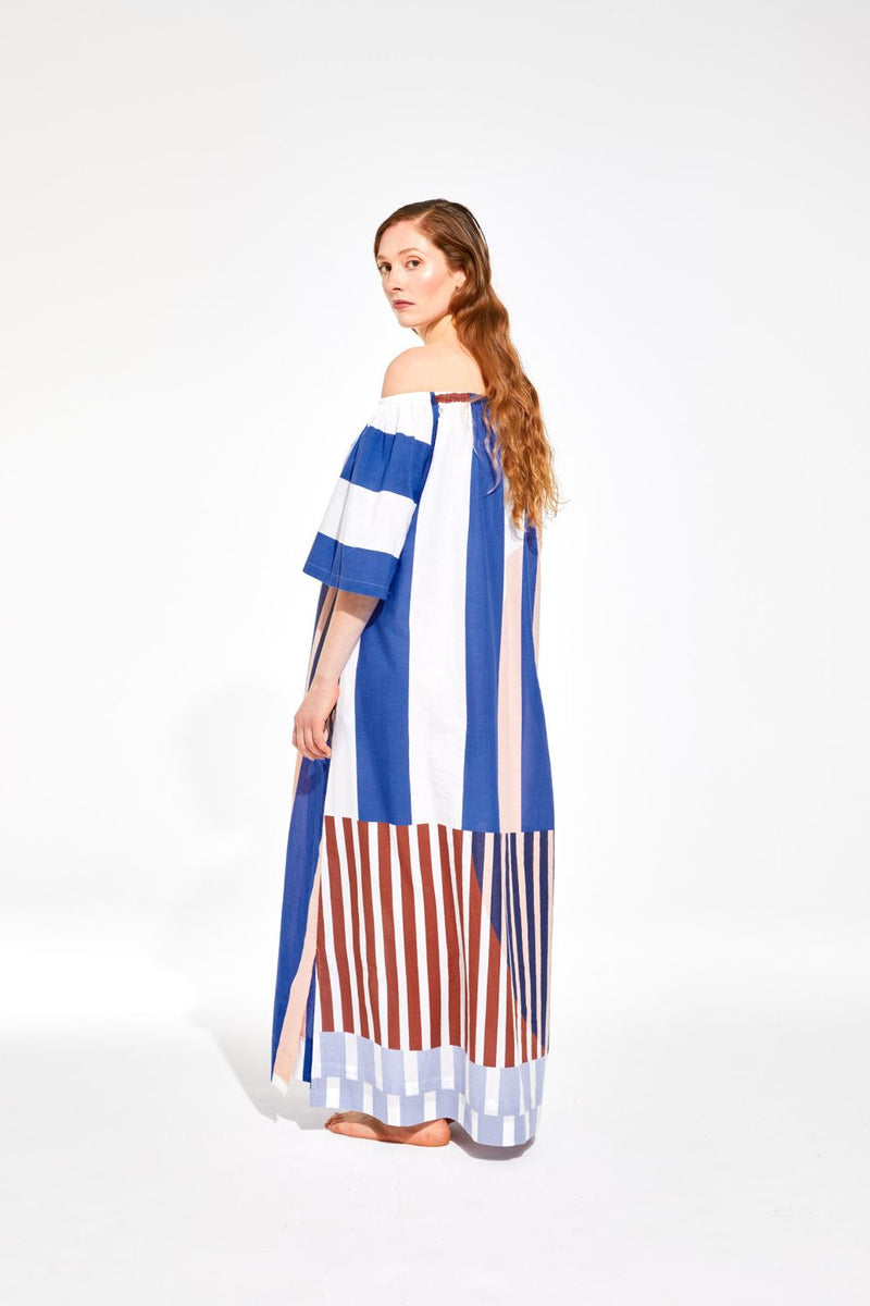 Palao Sol Dress in Blue, from Mapoesie