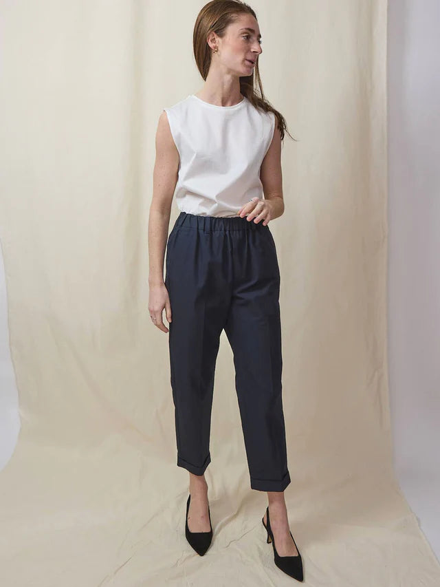 Robin Gaba Pants in Navy, from Nicholson & Nicholson