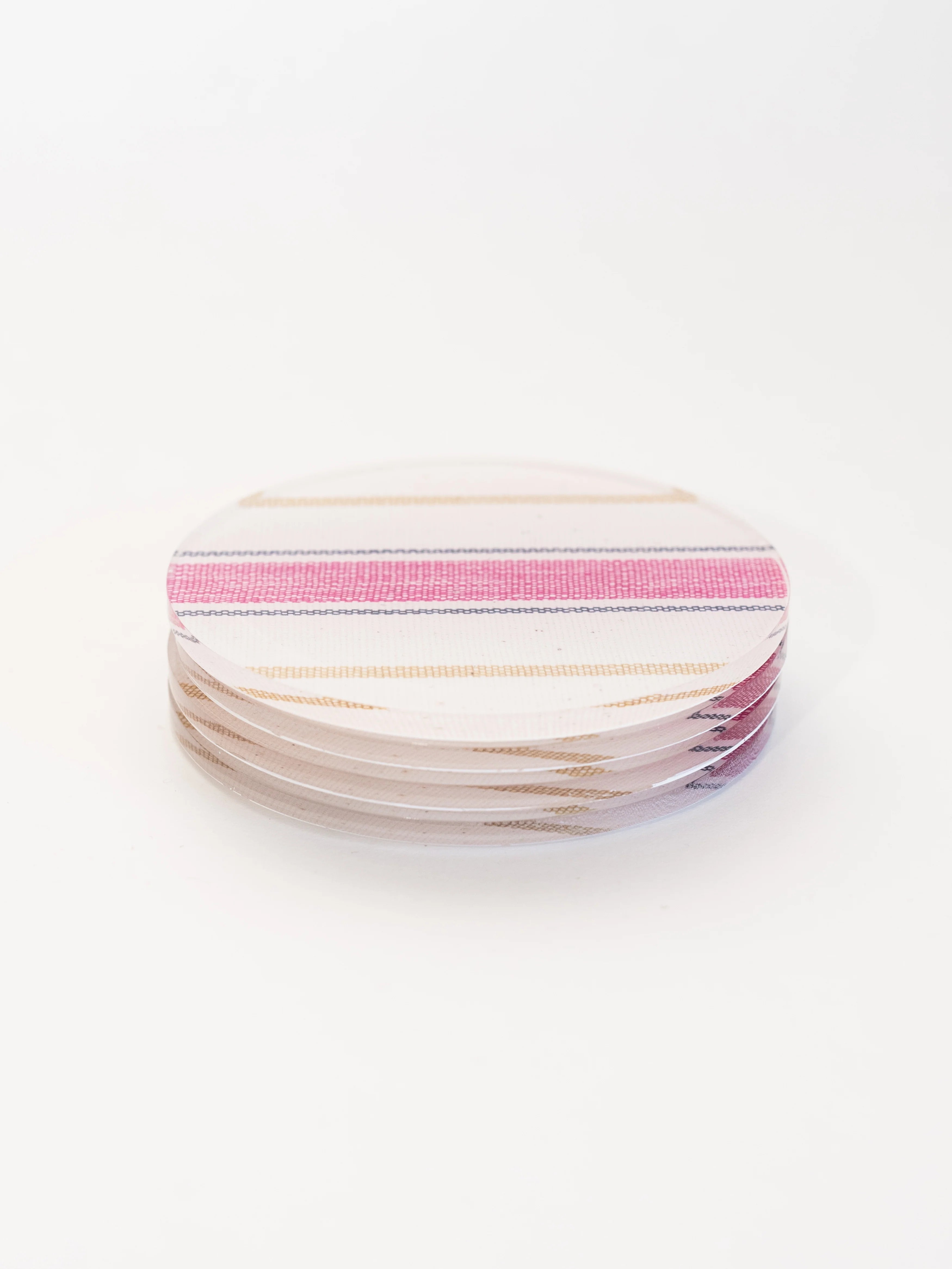 Set of 4 Coasters in Rose, from Proper Table