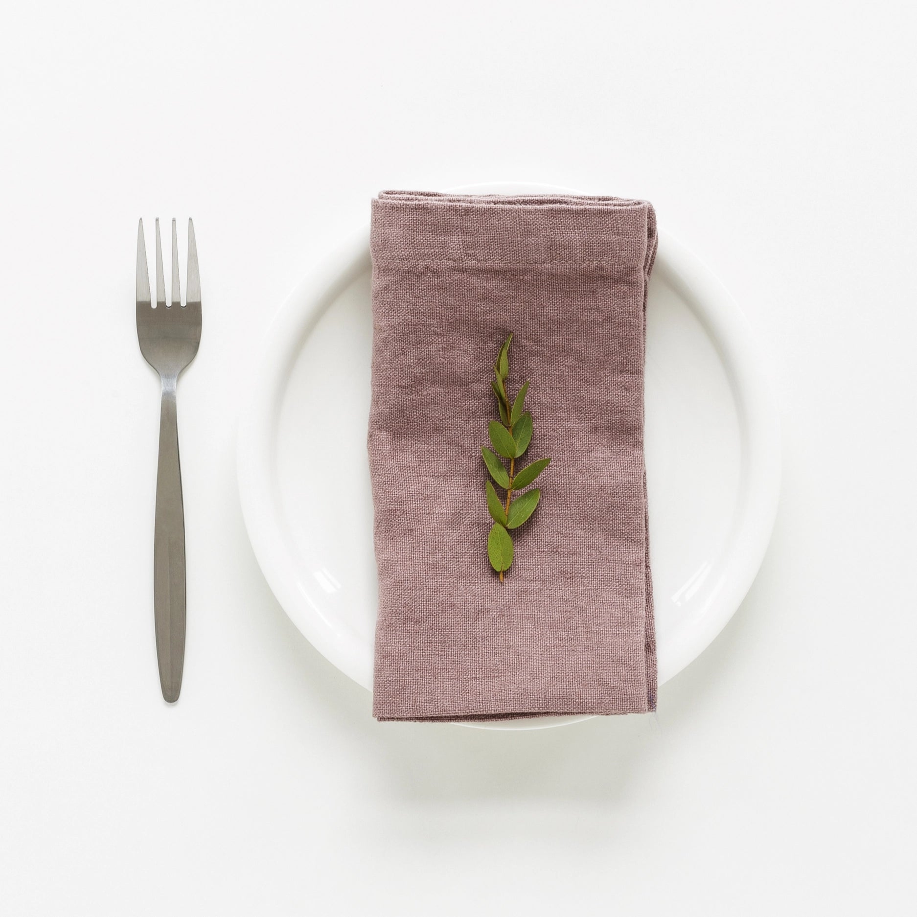 Ashes of Roses Linen Napkins Set of 2, from Linen Tales