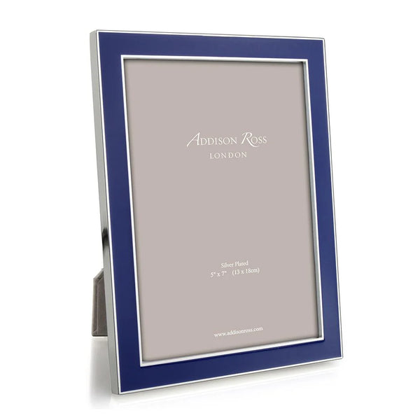 5X7 Enamel Frame in Royal Blue, from Addison Ross