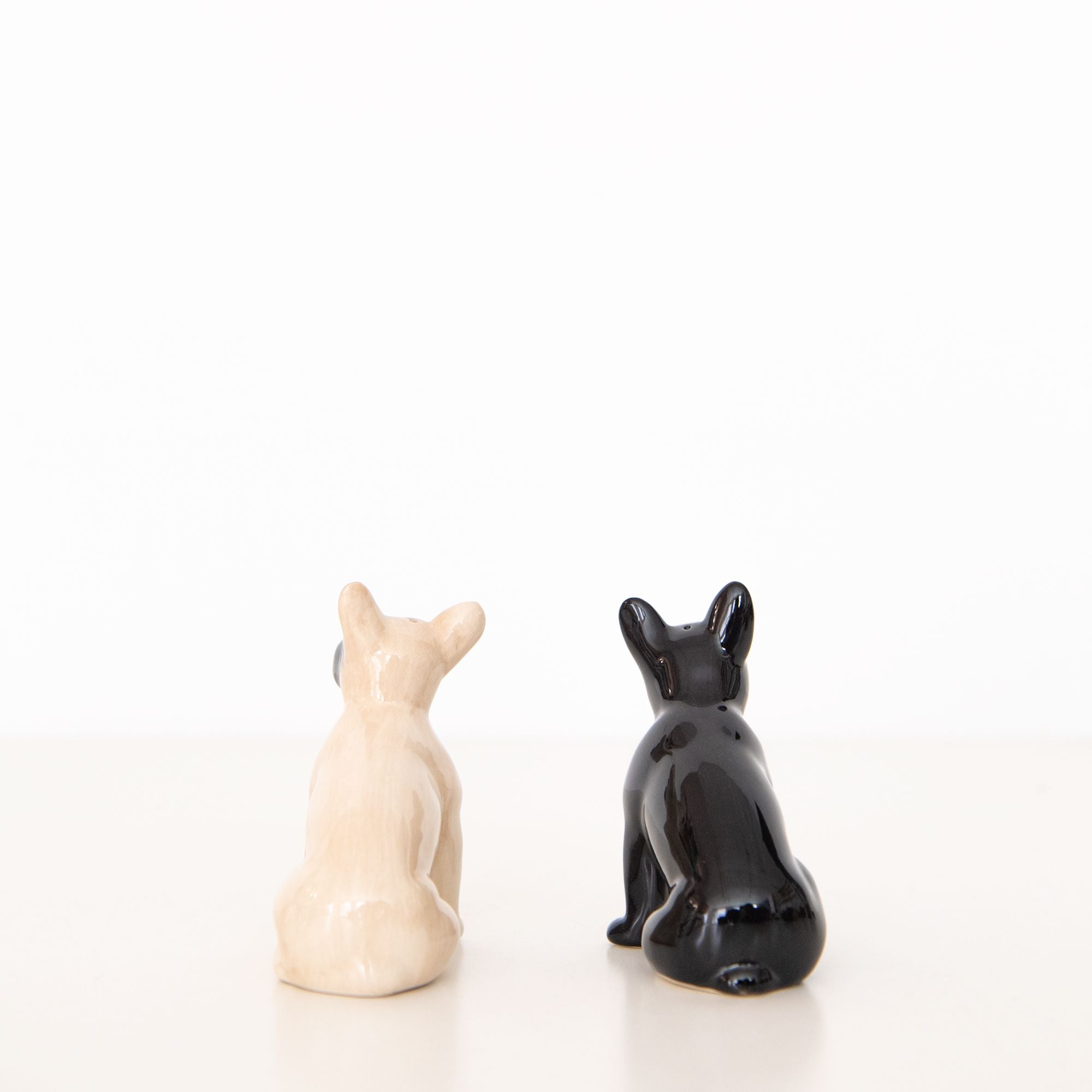 French Bulldog Salt and Pepper Shakers, from Quail Ceramics