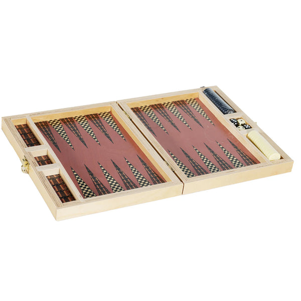 Ruby Rose Travel Backgammon Set, from Wolfum