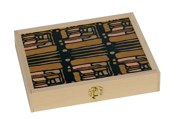 Rue Travel Backgamm Set in Olive, from Wolfum