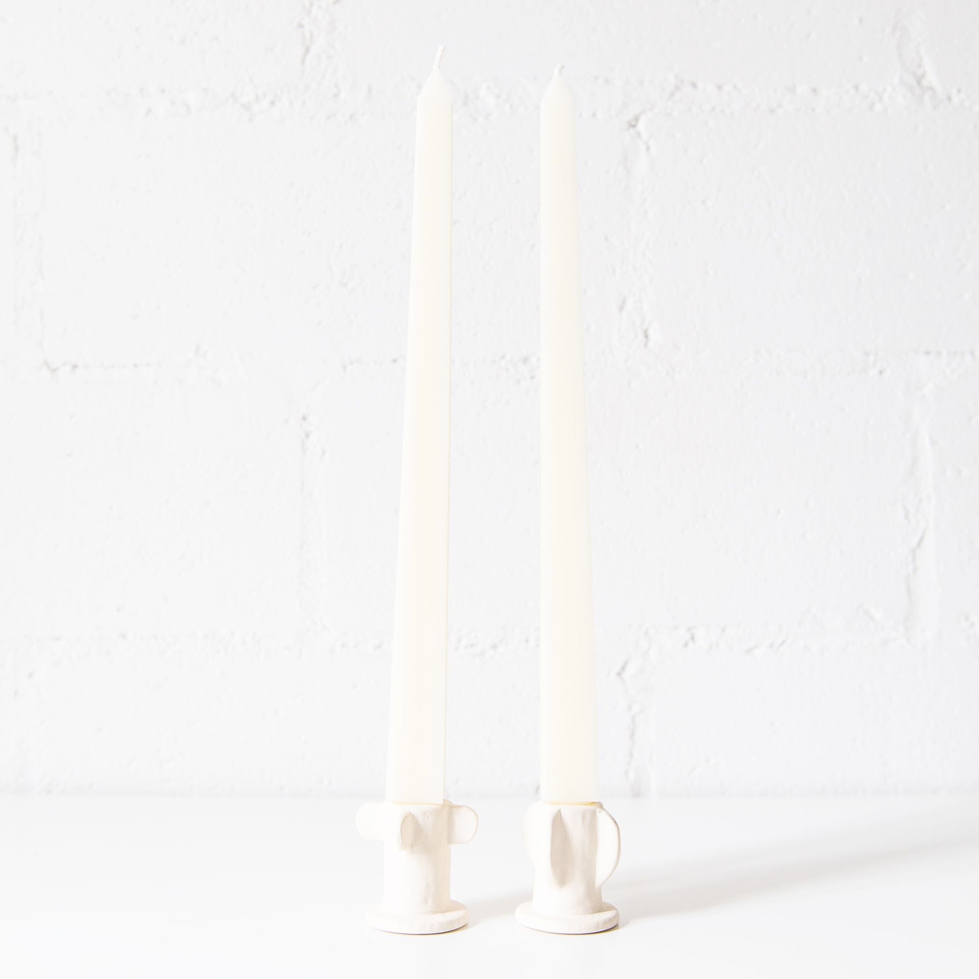 Square Tapers Candle in Cream, from Greentree Home
