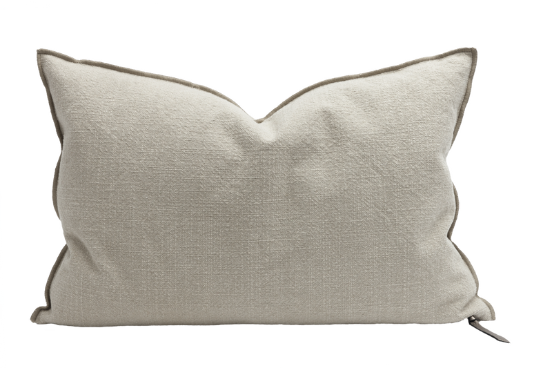 Canvas Towani 40 x 60 Pillow in Beige, from Maison De Vacnaces