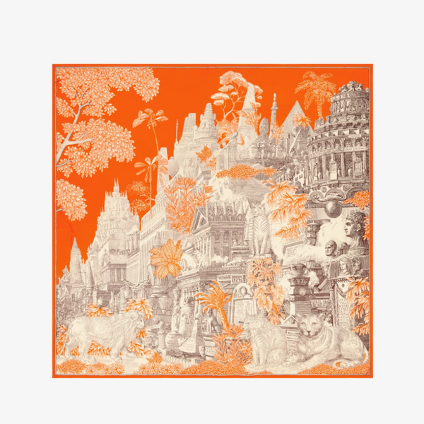 Piranesi Scarf in Orange, from Inoui Editions