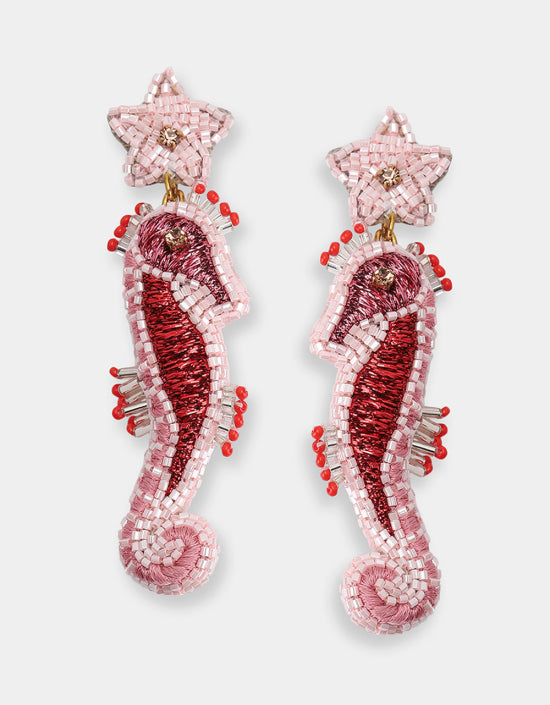 Seahorse Earrings, from Olivia Dar