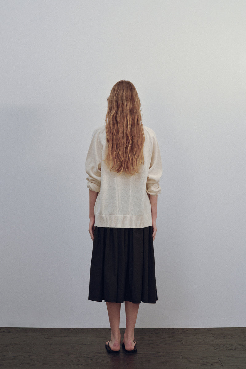 Serto Gathered Skirt in Black, from Nothing Written