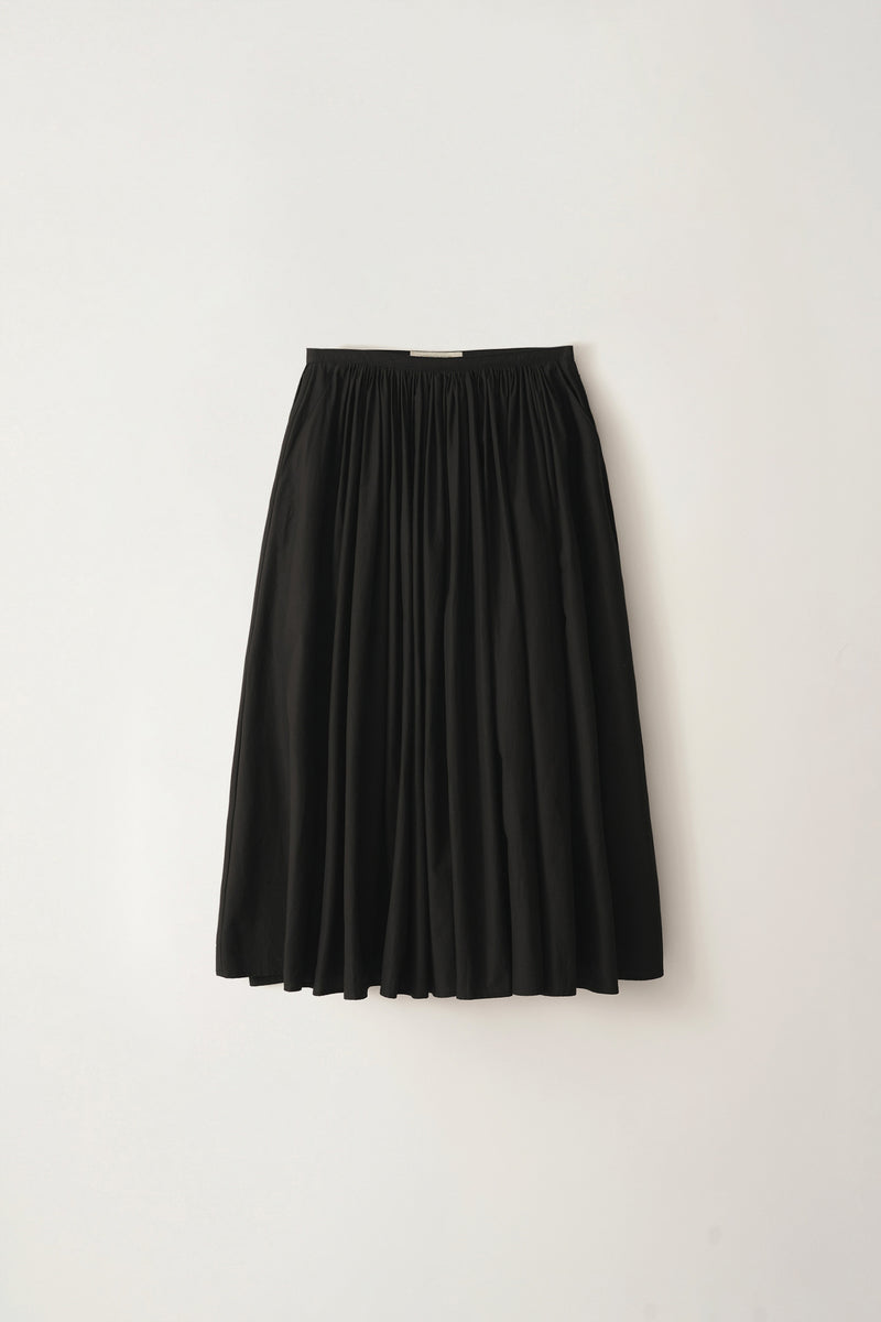 Serto Gathered Skirt in Black, from Nothing Written