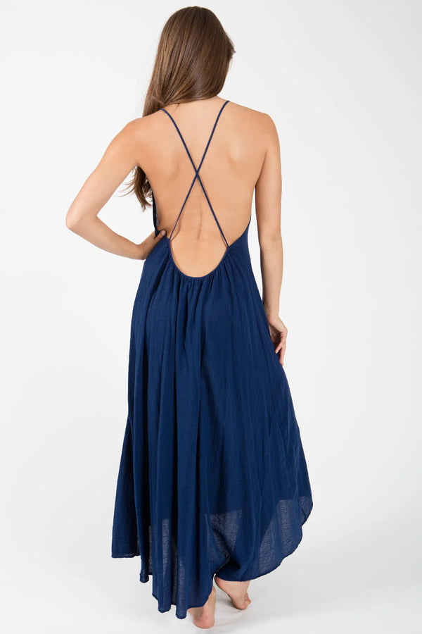 Seychelles Cross Back Maxi Dress in Pacific, from 9 Seed