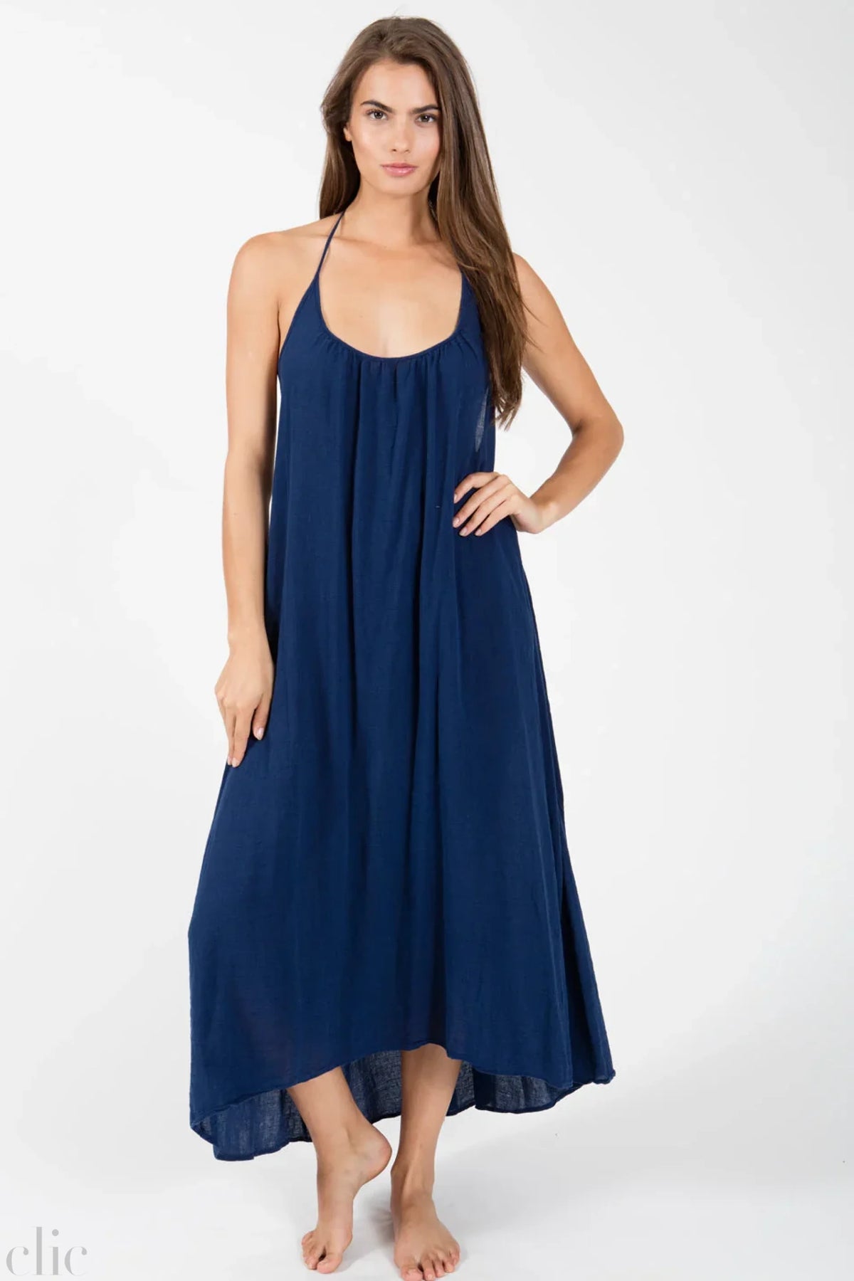 Seychelles Cross Back Maxi Dress in Pacific, from 9 Seed