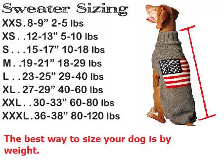 American Flag Dog Sweater, from Chilly Dog