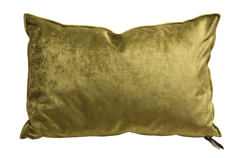 Velvet Pillow 16x24 in Absinthe, from Maison De Vacances