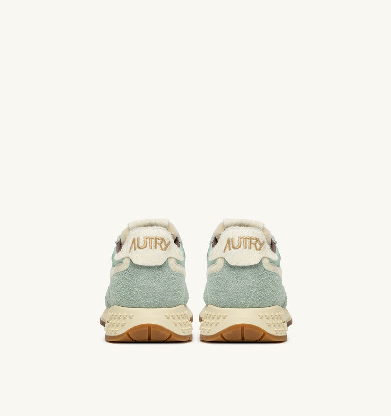 Reelwind Low Sneaker in Green and Nut, from Autry