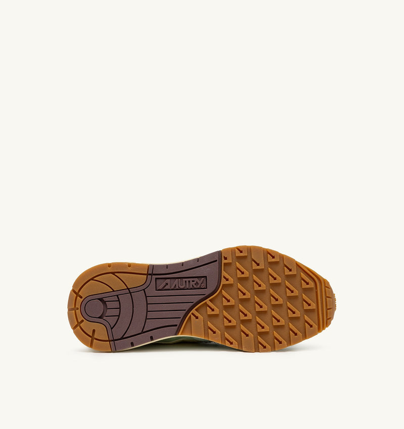 Reelwind Low Sneaker in Green and Nut, from Autry