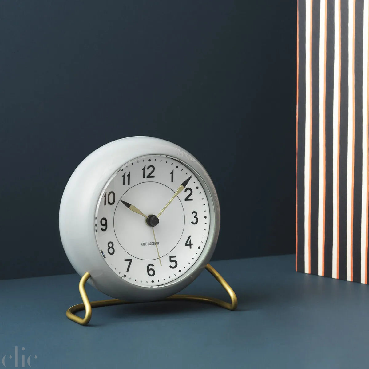 Station Alarm Clock in Grey, from Arne Jacobsen