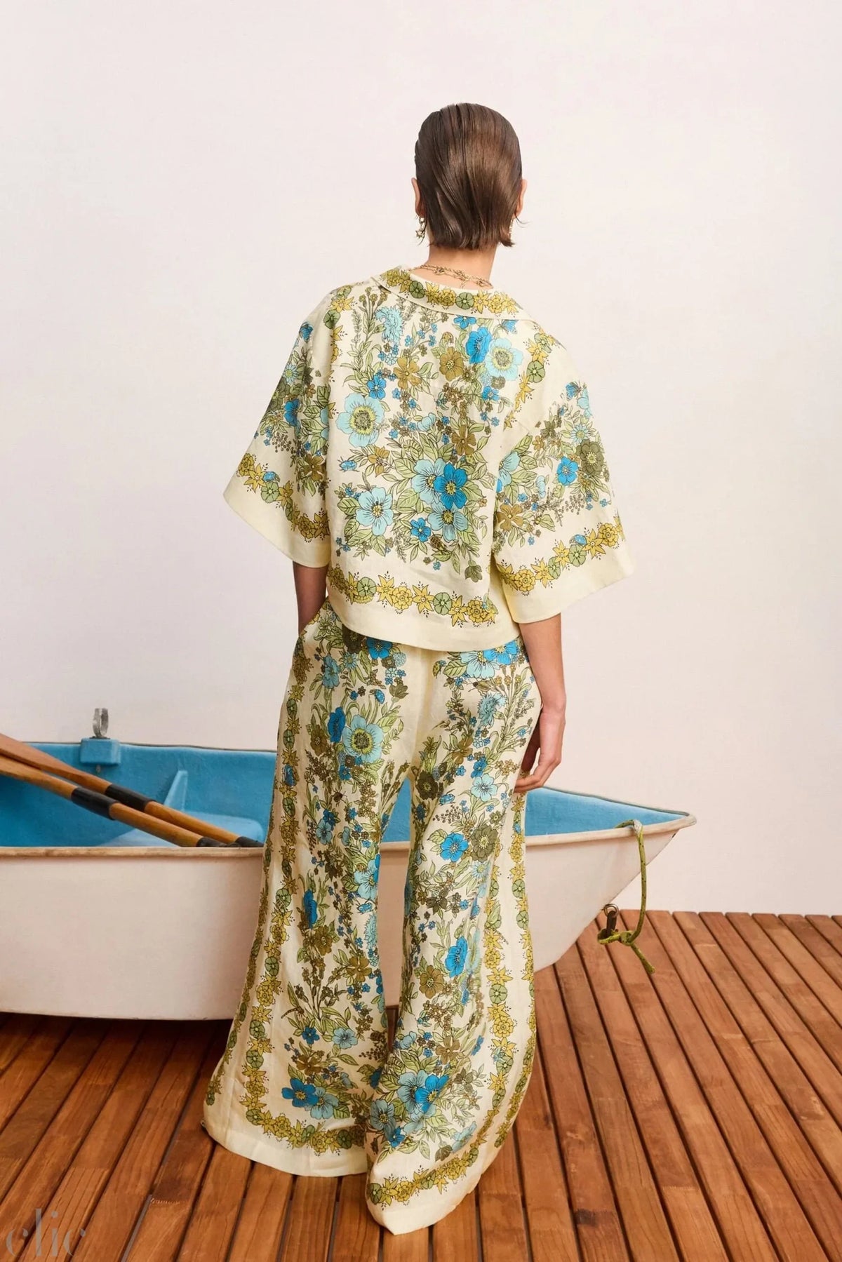 Sophia Linen Top, from Alemais