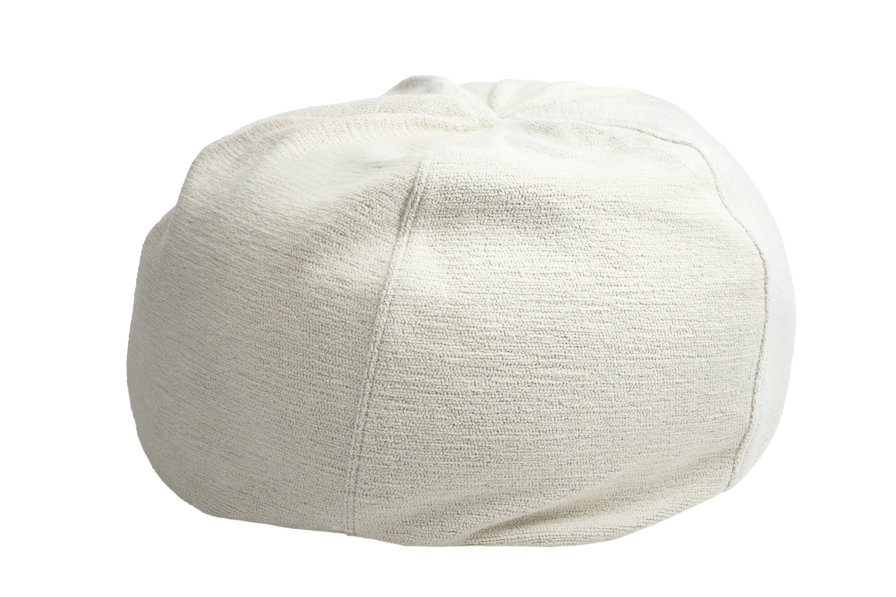 Canvas Pouf in Creme, from Maison de Vacances