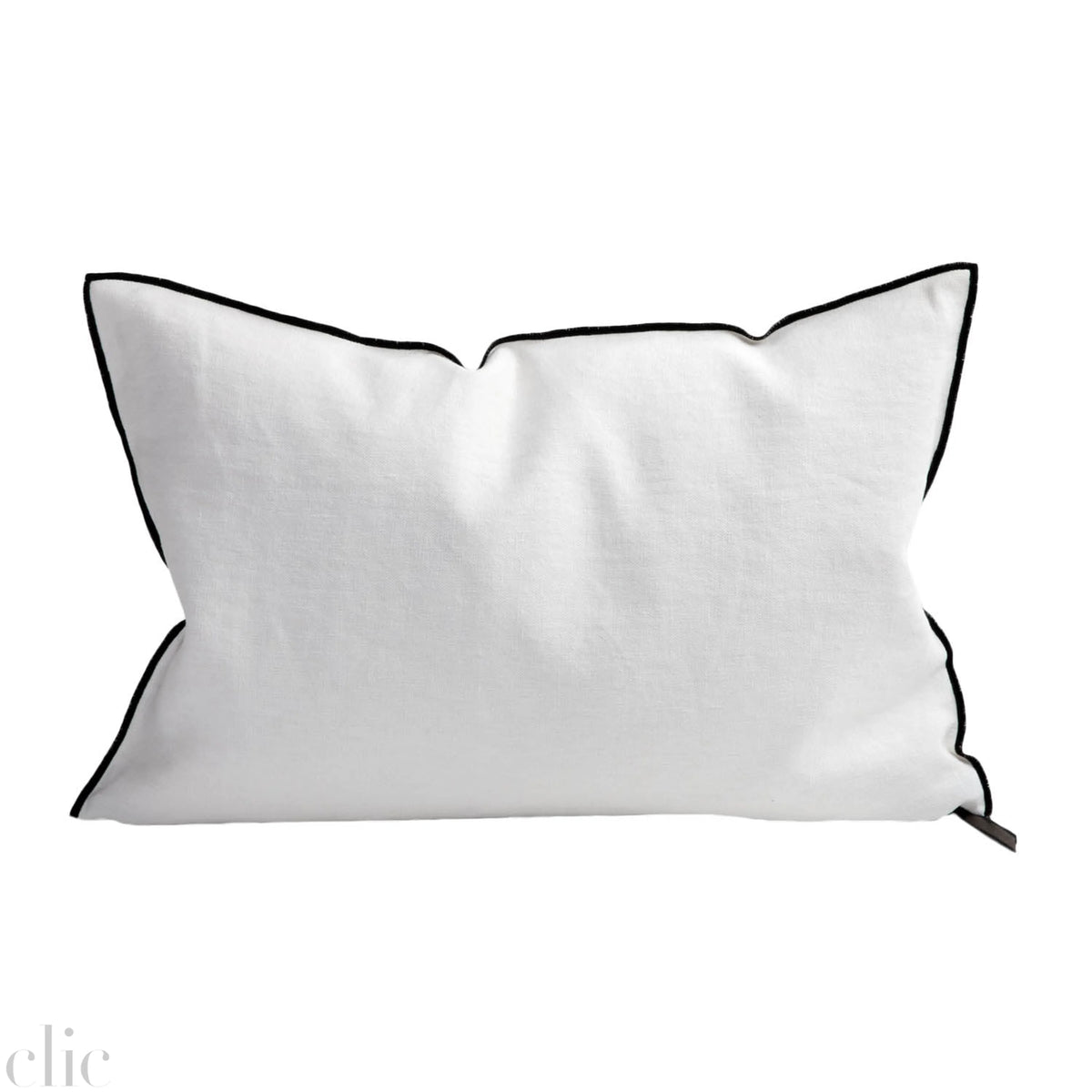 Stone Washed Blanc Pillow 16x24, from Maison De Vacances