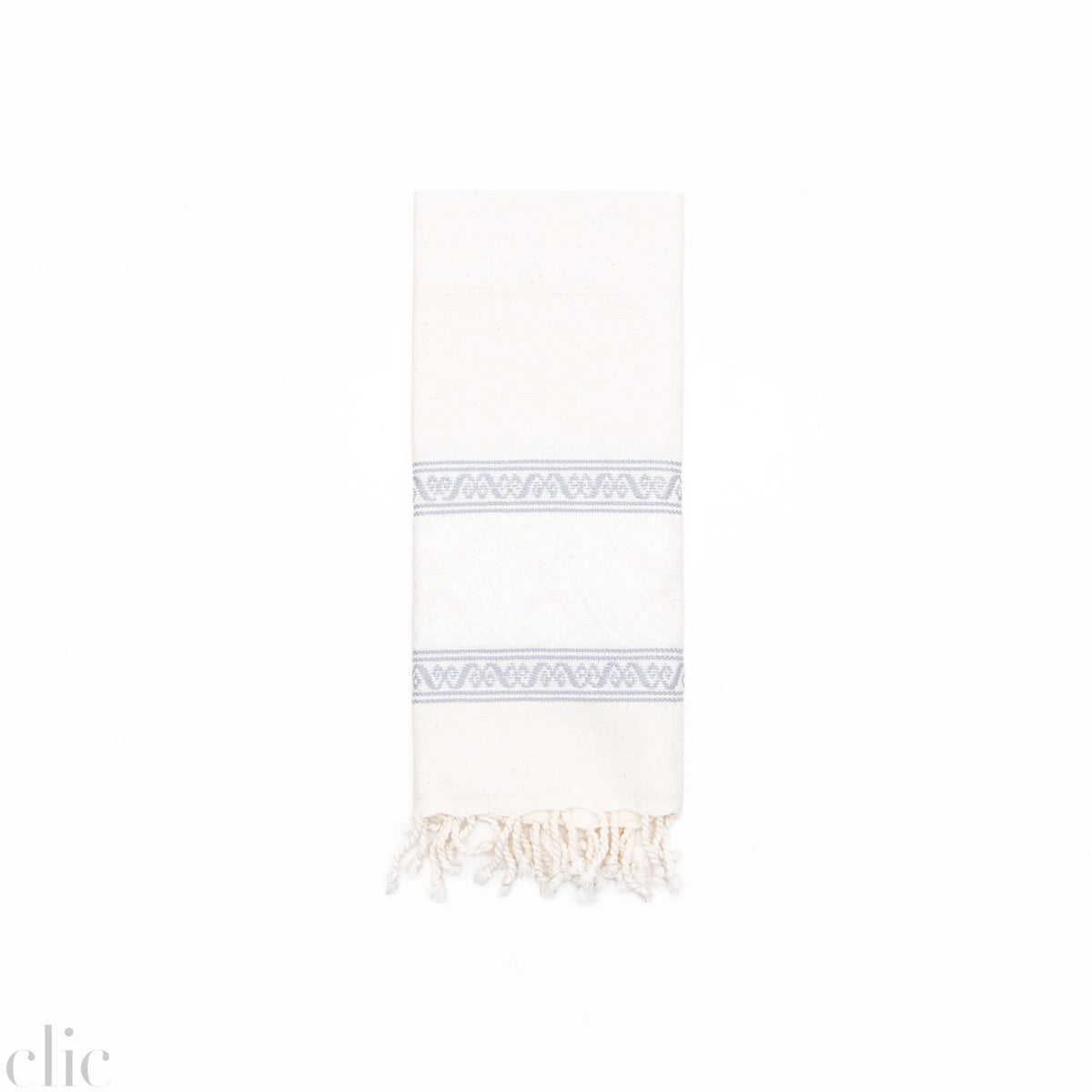 Cotton Hand Loomed Towel in Grey, from Bitters