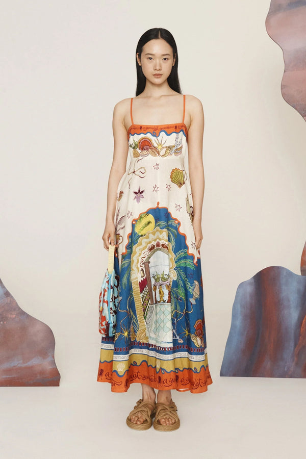 Surrealist Summer Sundress, from Alemais