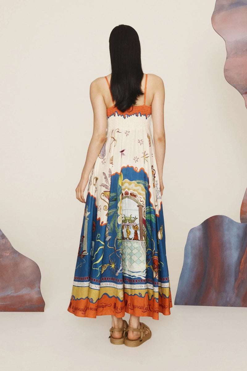 Surrealist Summer Sundress, from Alemais