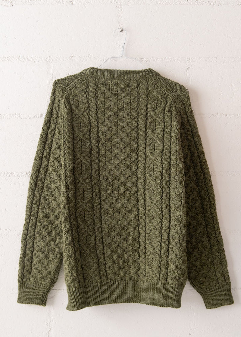 Wool Hudson Aran Jumper, from Peregrine