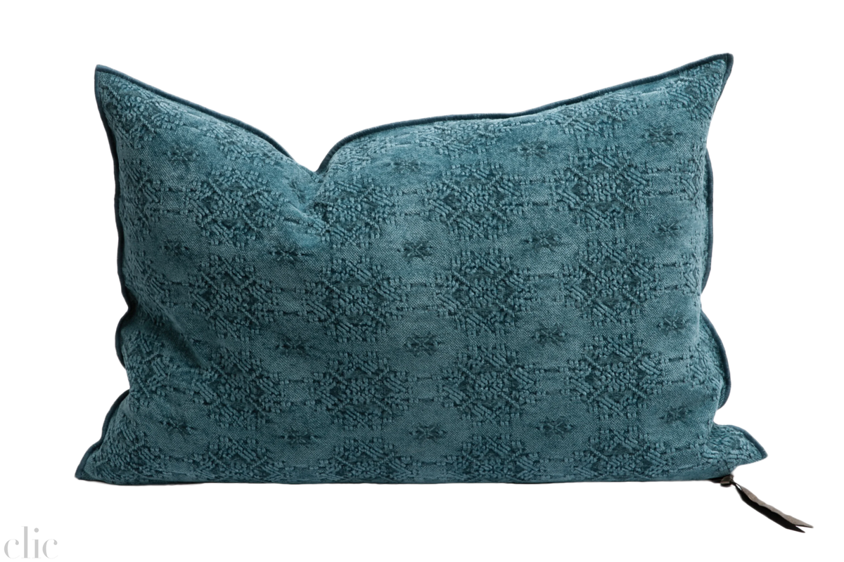 Kilim Jacquard Riviera Pillow 16x24, from Maison De Vacances