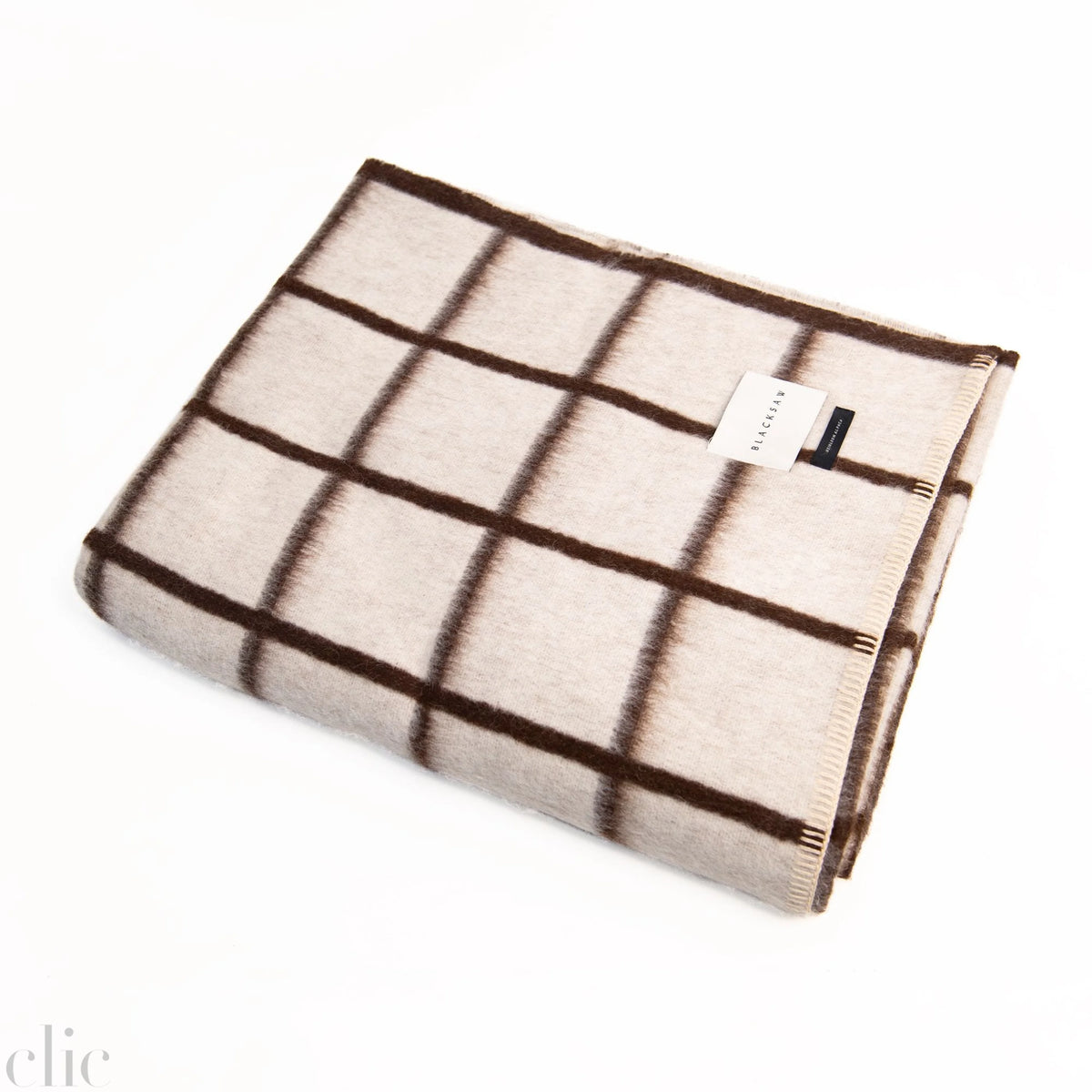 Umi Heirloom Blanket in Ivory and Coffee