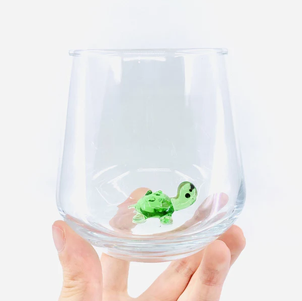 Turtle Drinking Glass, from Minizoo