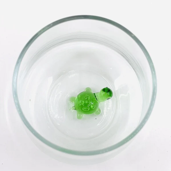 Turtle Drinking Glass, from Minizoo