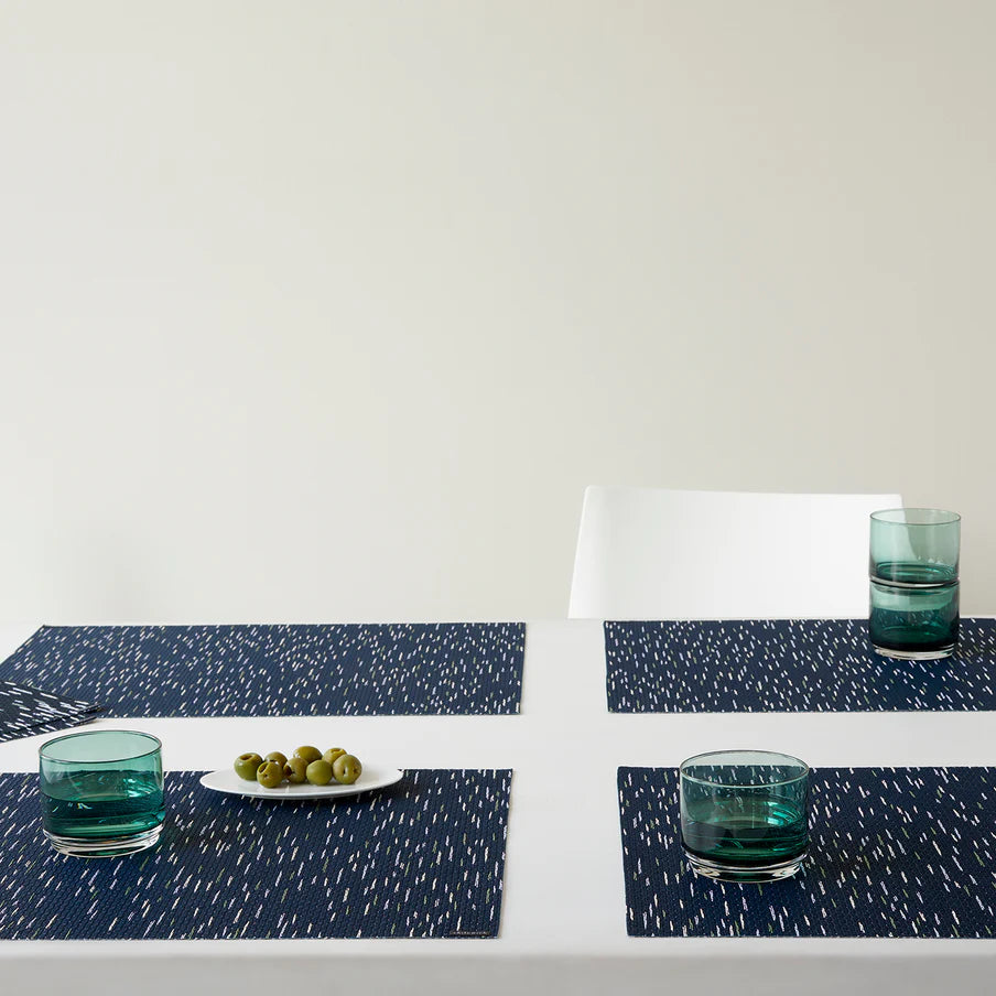 Pepper Table Mat in Indigo, from Chilewich