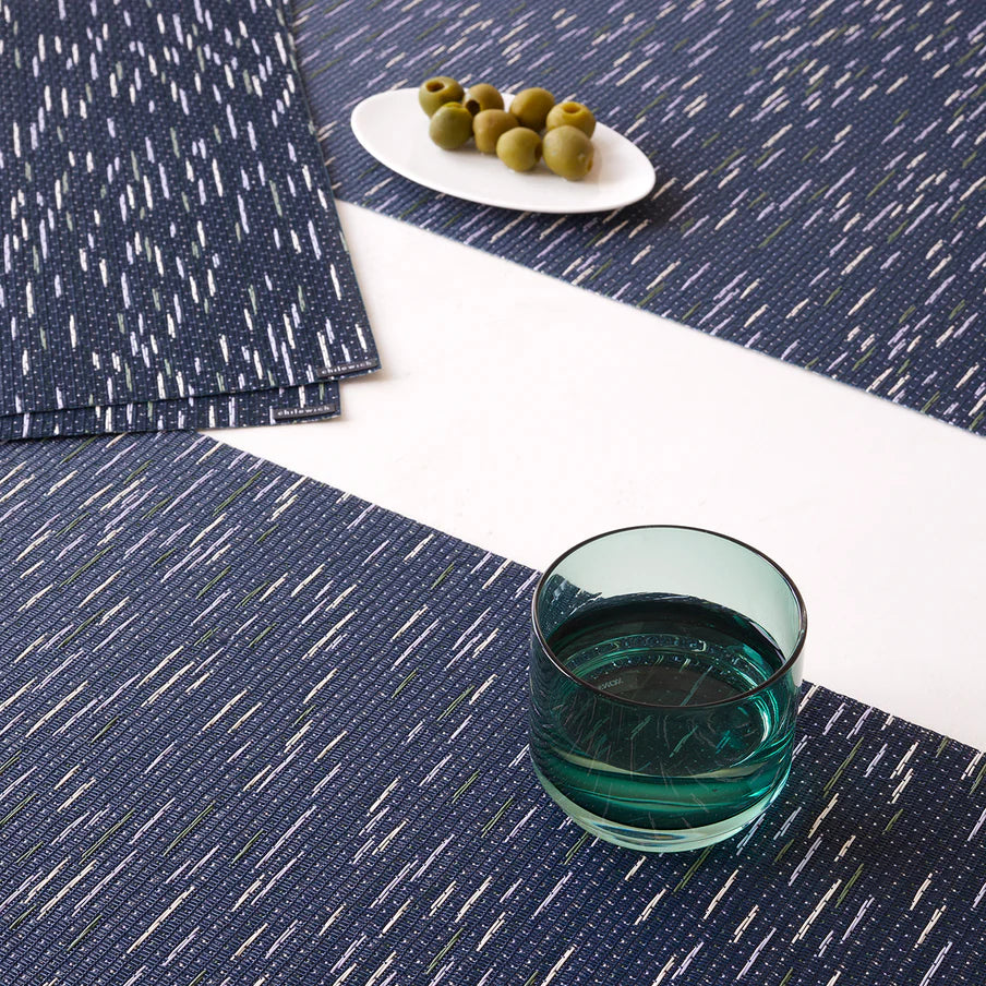 Pepper Table Mat in Indigo, from Chilewich