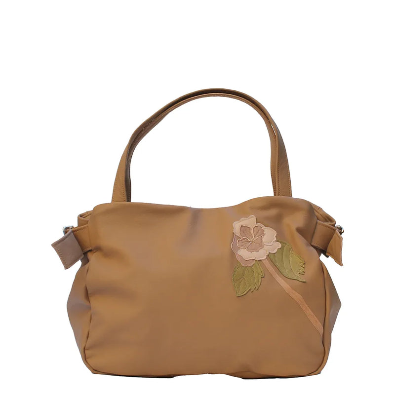 Tanza Bag in Praline Hydrangea, from Susannah Hunter