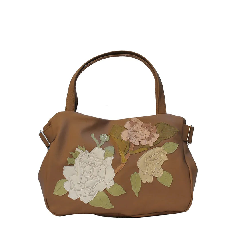 Tanza Bag in Praline Hydrangea, from Susannah Hunter