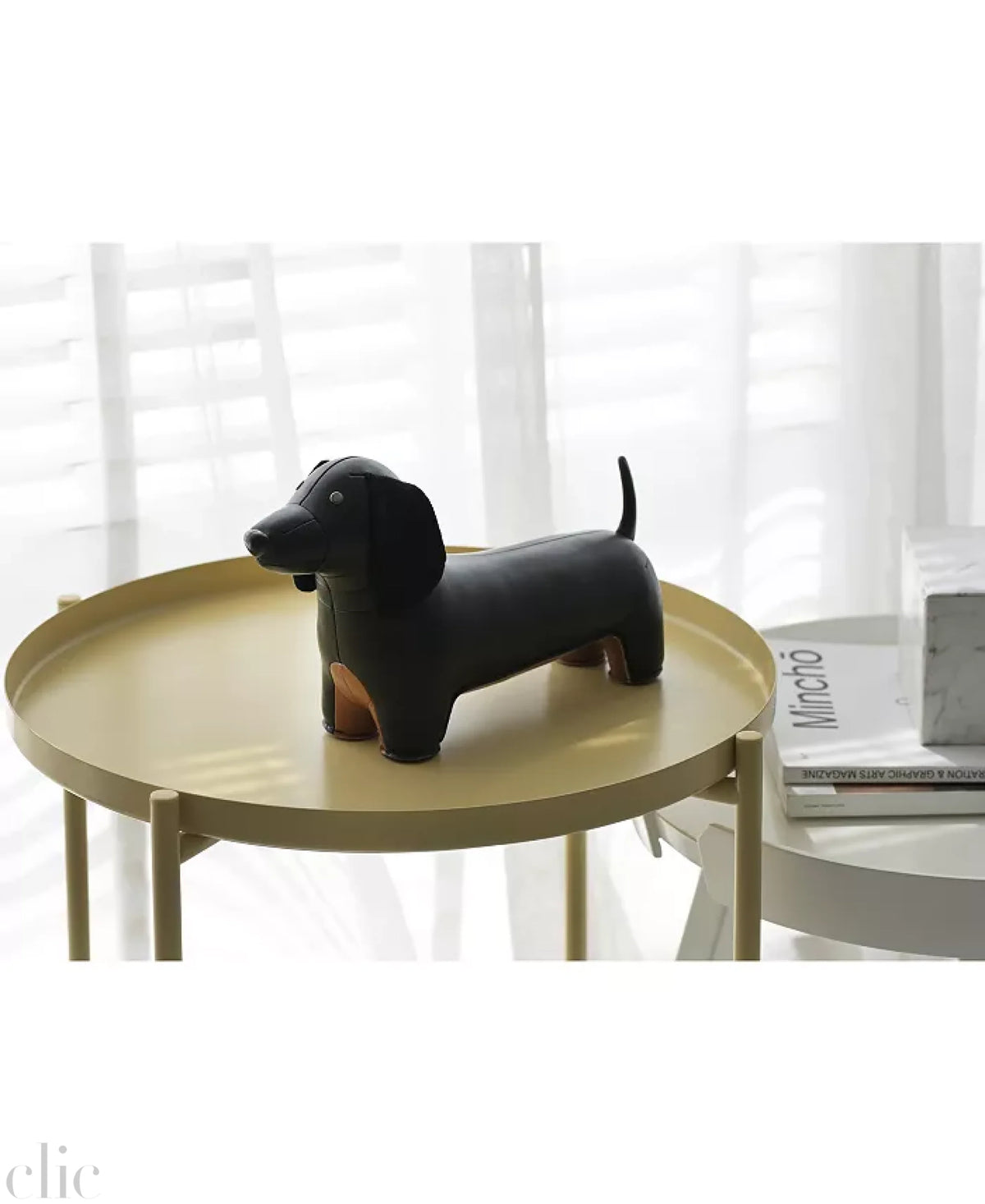 Teckel Bookend in Black