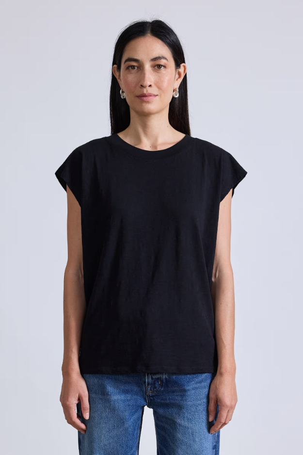 Fuerza Tee in Black, from Apiece Apart