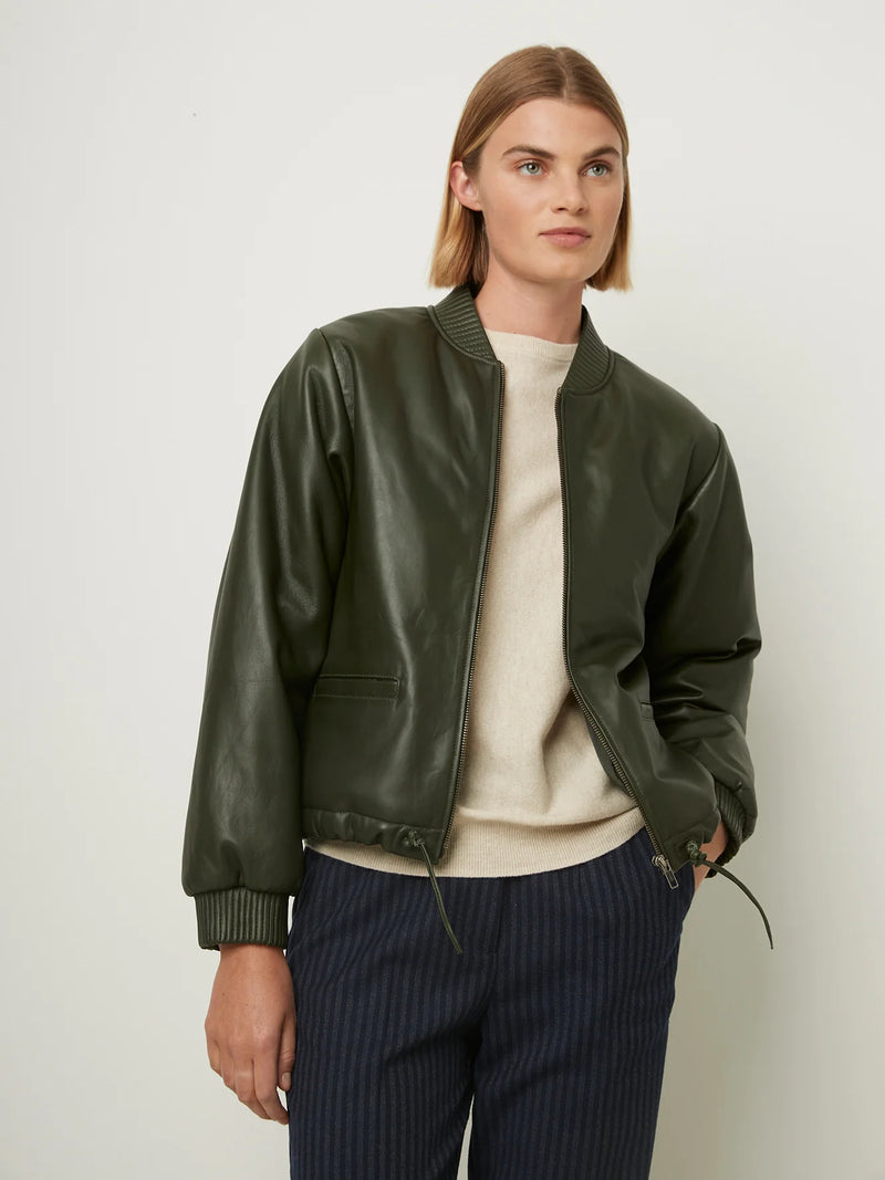 Skin Jacket in Pine, from Rue Blance