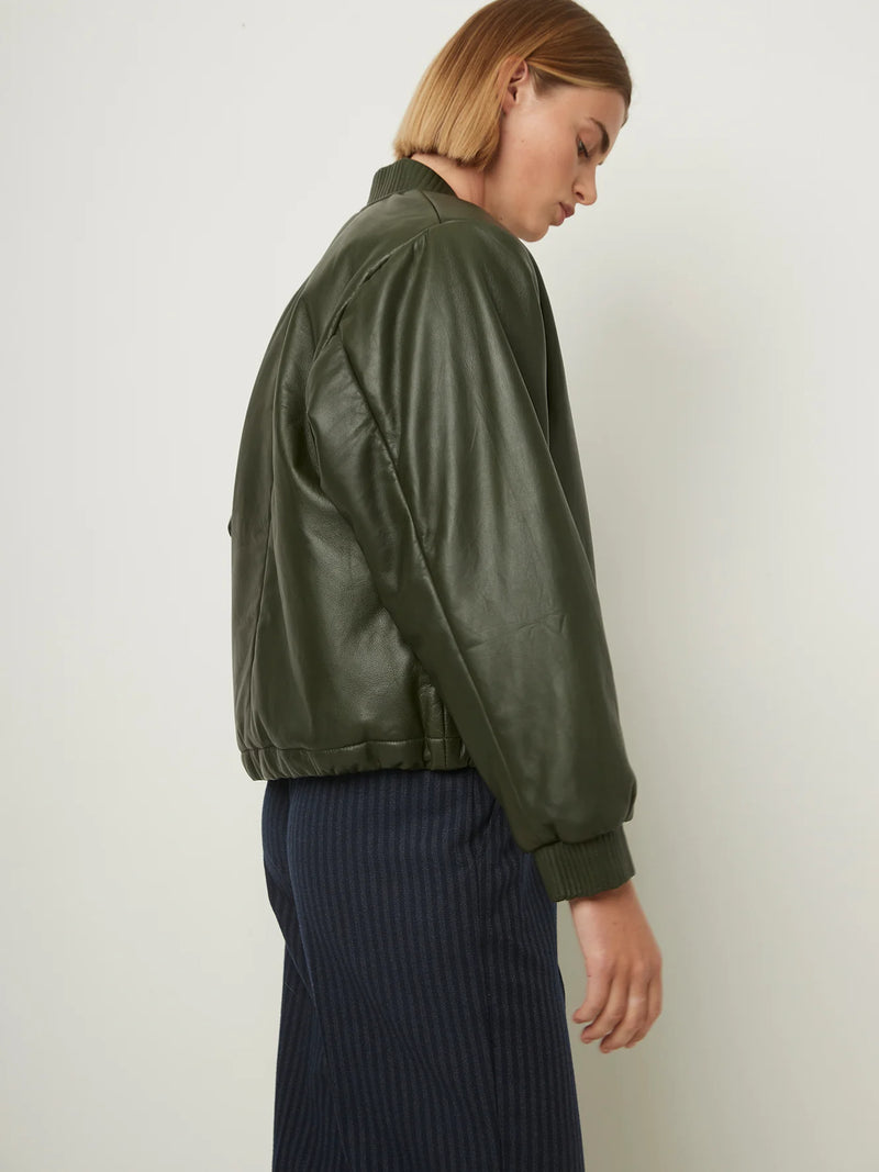 Skin Jacket in Pine, from Rue Blance