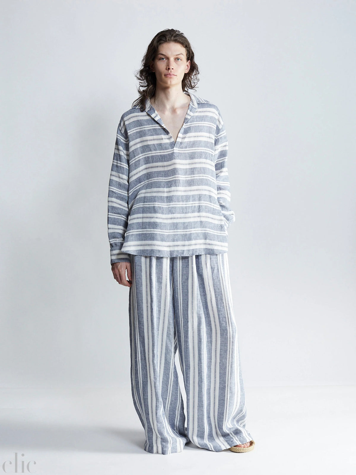 Classic Popover in Awning Stripe, from The Salting