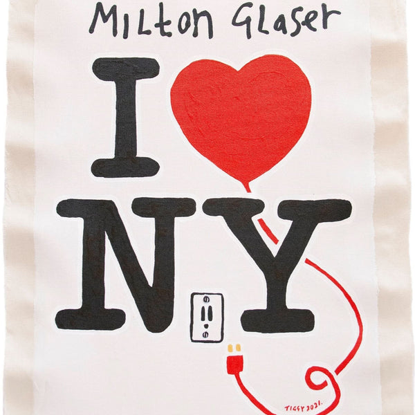 Milton Glaser I love NY by Tiggy Ticehurst